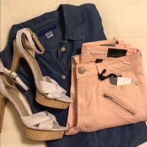 i Jeans by Buffalo Pale Pink Ankle Jeans - 27/4